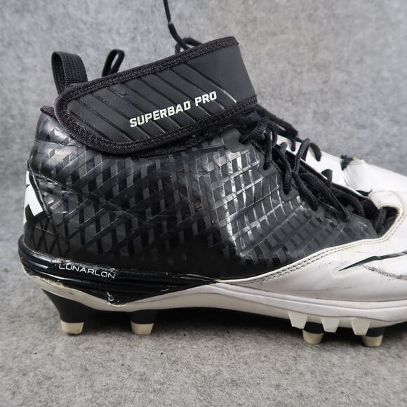 Nike Shoes Mens 12 Football Cleats Lunar Superbad Pro Black White Performance main image 12